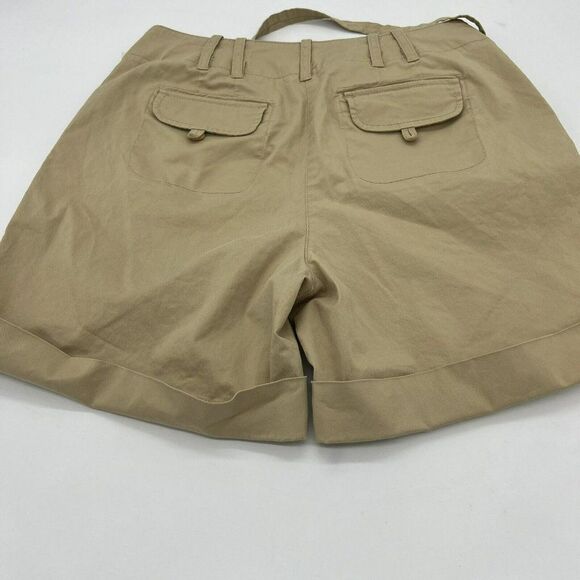 J Jill Woman’s size 12P beige khaki shorts stretch genuine fit at the waist - Picture 7 of 7